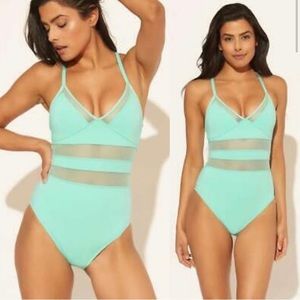 NWT Blue Rod Beattie Don’t Mesh With Me Swimsuit
